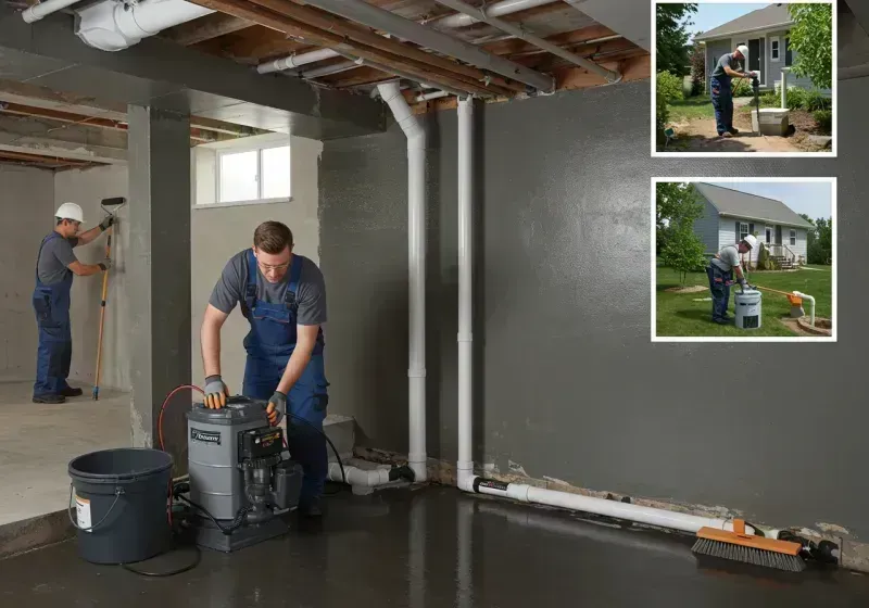 Basement Waterproofing and Flood Prevention process in West Dundee, IL